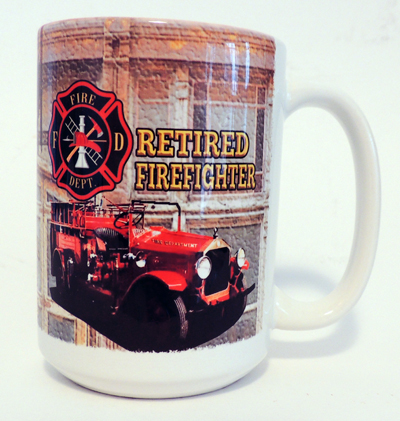 Mug - Retired Firefighter - Old School Still Rules