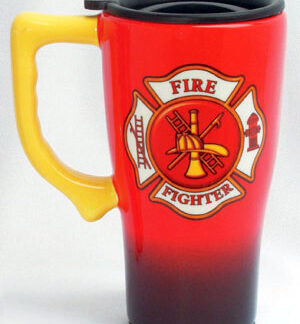 Travel Mug - Firefighter Covered Mug