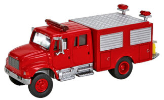 International 4900 First Response Fire Truck. HO Scale