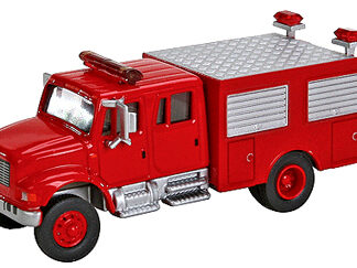 International 4900 First Response Fire Truck. HO Scale