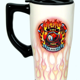 Travel Mug - Fearless Firefighter