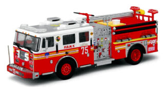 Seagrave Pumper, Engine # 75 FDNY. 1:64th Scale