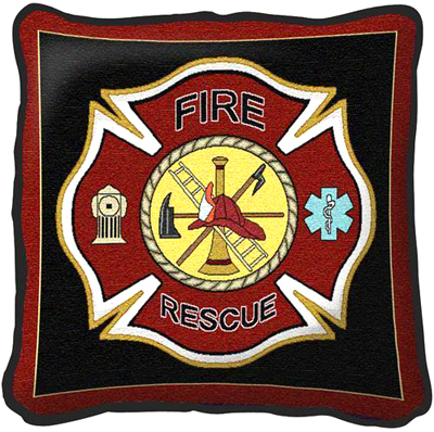 Pillow - Fire and Rescue  Maltese Cross