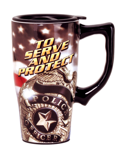 Travel Mug - Police To Serve and Protect