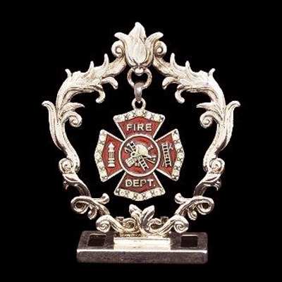 Firefighter Maltese Cross Desk Item