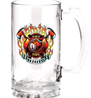 Beer Mug - Fearless Firefighter