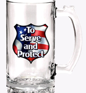 Beer Mug - To Serve and Protect