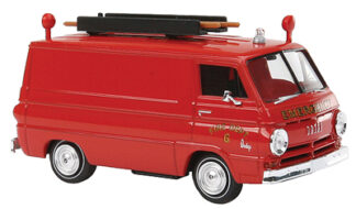 Dodge A 100 Van, Fire Dept. 1970's.  HO Scale