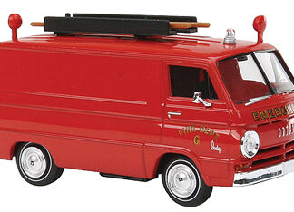 Dodge A 100 Van, Fire Dept. 1970's.  HO Scale