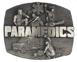 Belt Buckle - Paramedics First on the Scene