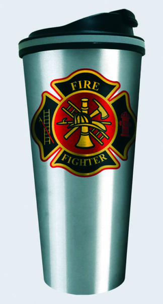 Travel Mug - Stainless Steel  for Firefighter