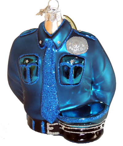 Ornament - Police - Finest Police In Blue