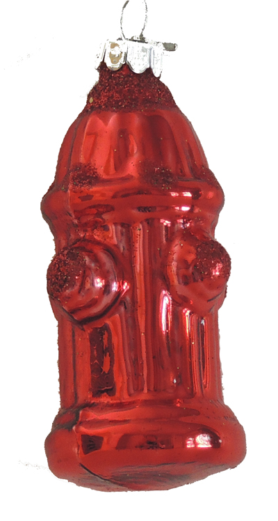 Ornament - Fire -Red as Red Can Be Fire Hydrant