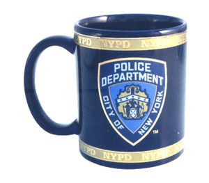 Mug - NYPD navy and gold
