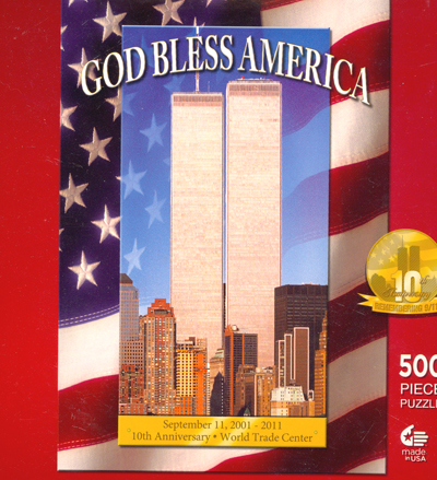 Puzzle - Memorial of 911, God Bless America