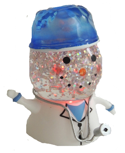 Ornament - EMT - Shimmering Snowman