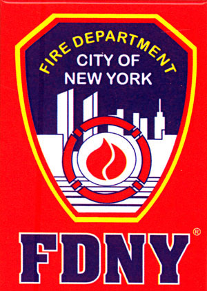Magnet - FDNY Shield red