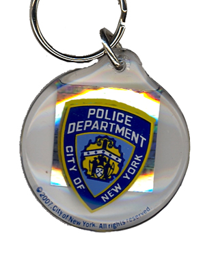 NYPD New York City Police Department Key Chain Historical Memorabilia 