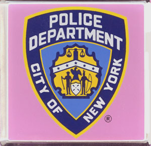 Magnet - NYPD Lucite pink