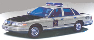 Ford Crown Victoria Alabama State Police  Model Kit 1:25th Sc