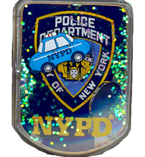 Magnet - NYPD Shield Acrylic 'Motion'  w/ Note Clip