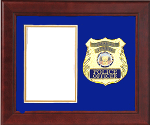 Photo Frame - Police Medallion, Verticle