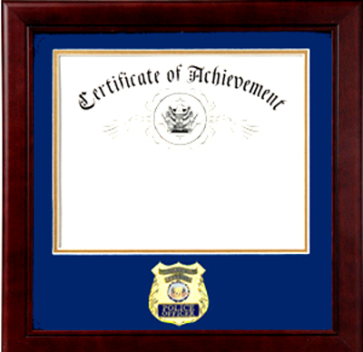 Certificate Frame - Police