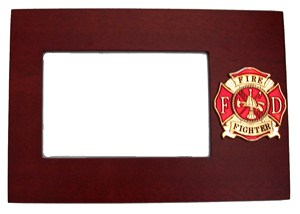 Photo Frame - Firefighter Maltese Cross