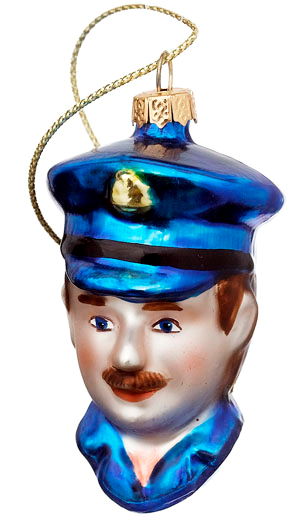 Police Officer Christmas Ornament