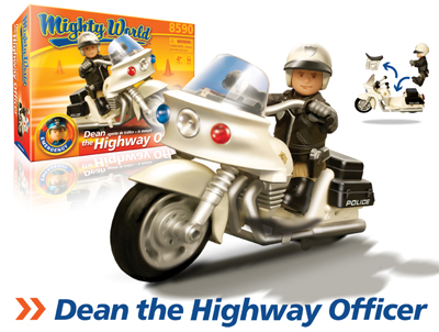 Mighty World Dean the Highway Patrol Officer
