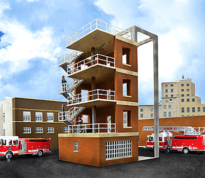 Model Kit - Fire Department Drill Tower.HO Scale