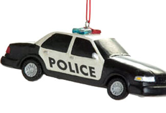 Ornament - Police - Patrol Car In Action