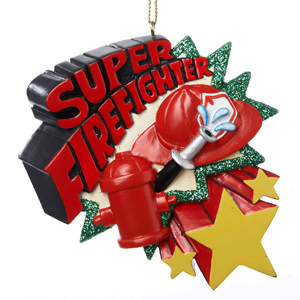 Ornament - Fire - Super Firefighter
