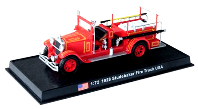 Studebaker Model Fire Truck 1928, South Bend, IN.  1:72 Sc