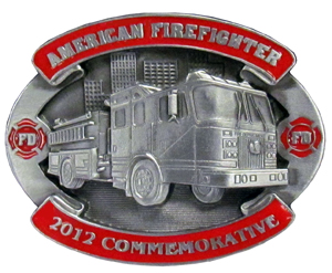 Belt Buckle - American Firefighter Commemorative 2012