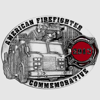 Belt Buckle - American Firefighter Commerative 2013