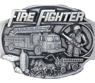 Belt Buckle -  Firefighter Pewter