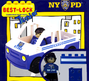 NYPD Pre School Construction Play Set