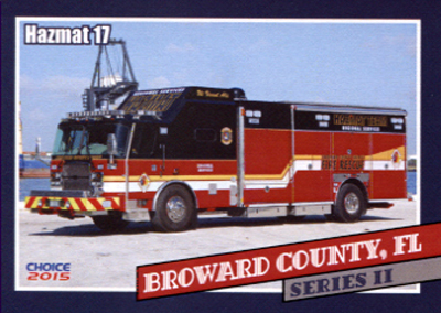 Broward County, Florida FD Trading Card Set- Series 2