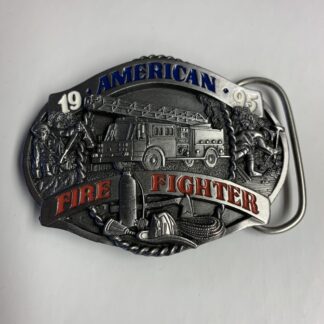 Belt Buckle - American Firefighter  Commemorative 1995