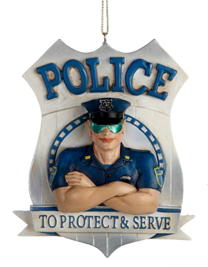 Ornament - Police - To Protect & Serve