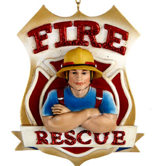 Ornament - Fire - Firefighter Rescue