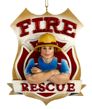 Ornament - Fire - Firefighter Rescue