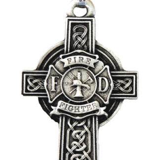 Necklace - Celtic Cross Firefighter