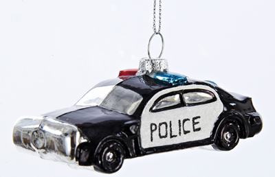 Ornament - Police - Holiday Patrol Car