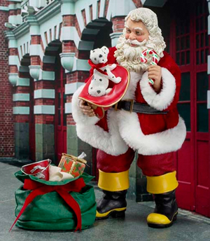 Clothique - Firehouse Mascot with Santa