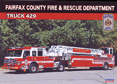 Fairfax County, VA FD Trading Card Set- Series 2