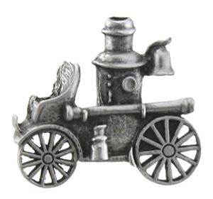Lapel Pin - Firefighter Antique Pumper