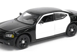 Custom Dodge Charger 2008 Police  B/W