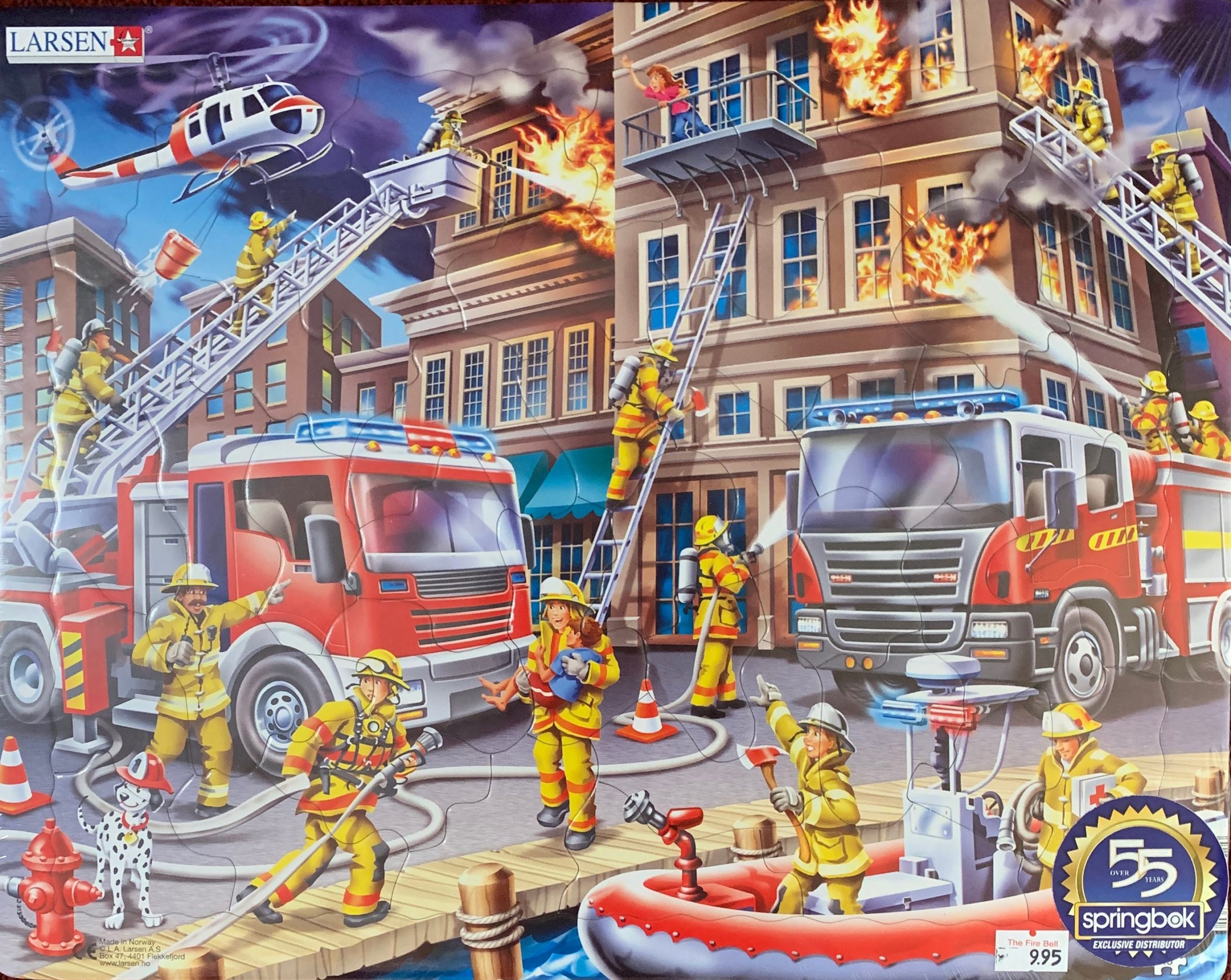 Puzzle - Firefighters, Board Puzzle